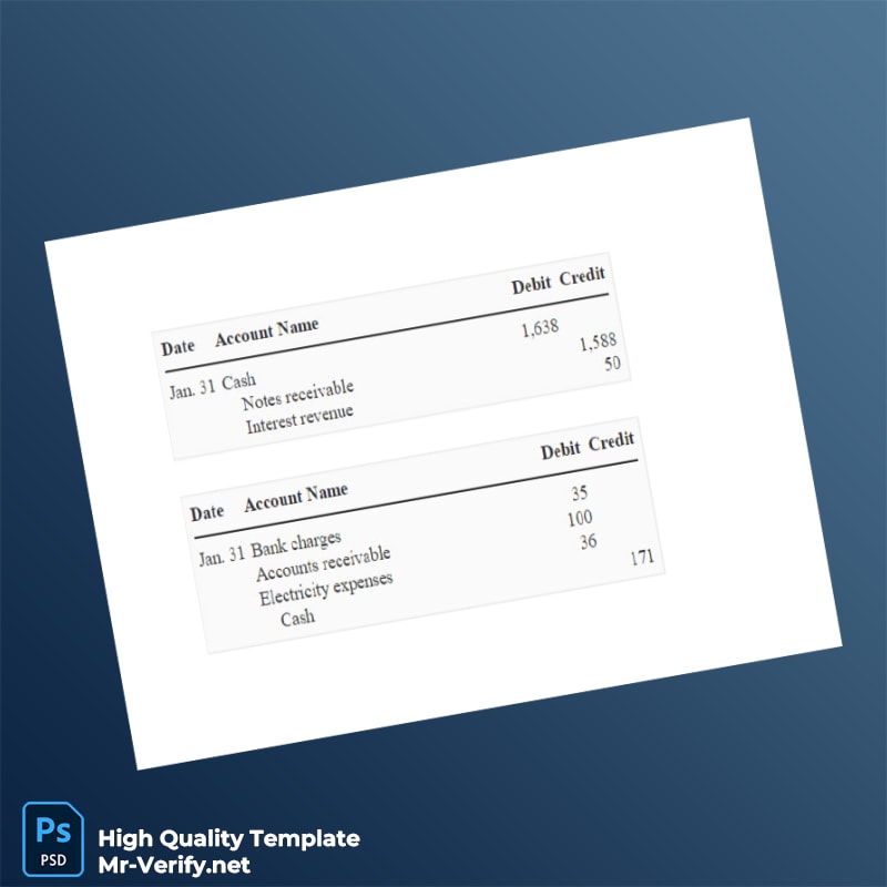 Bank Recon Template in Word and PDF formats page 7 Bank Recon Template in Word and PDF formats page 7