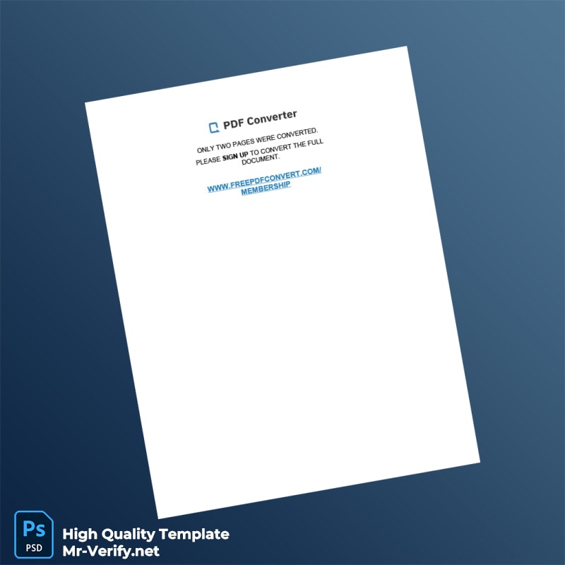 Canada TD Canada Trust Bank Statement Template in Word and PDF formats page 4 Canada TD Canada Trust Bank Statement Template in Word and PDF formats page 4