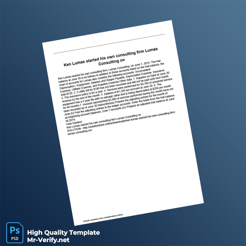 Editable Accounting Document Template in Word and PDF formats Editable Accounting Document Template in Word and PDF formats