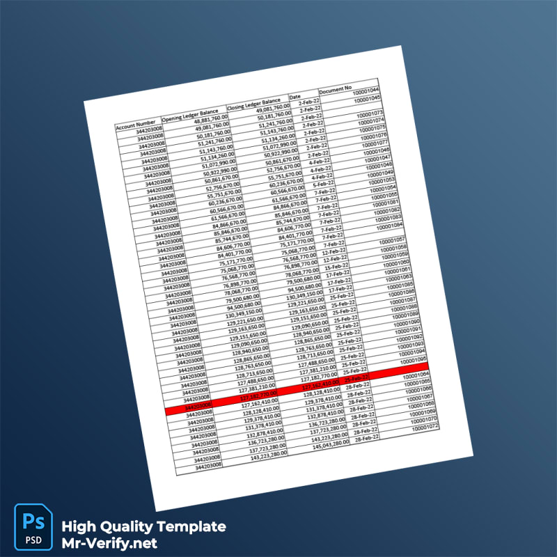 India Citi Bank Statement Template in Word and PDF formats page 2 India Citi Bank Statement Template in Word and PDF formats page 2