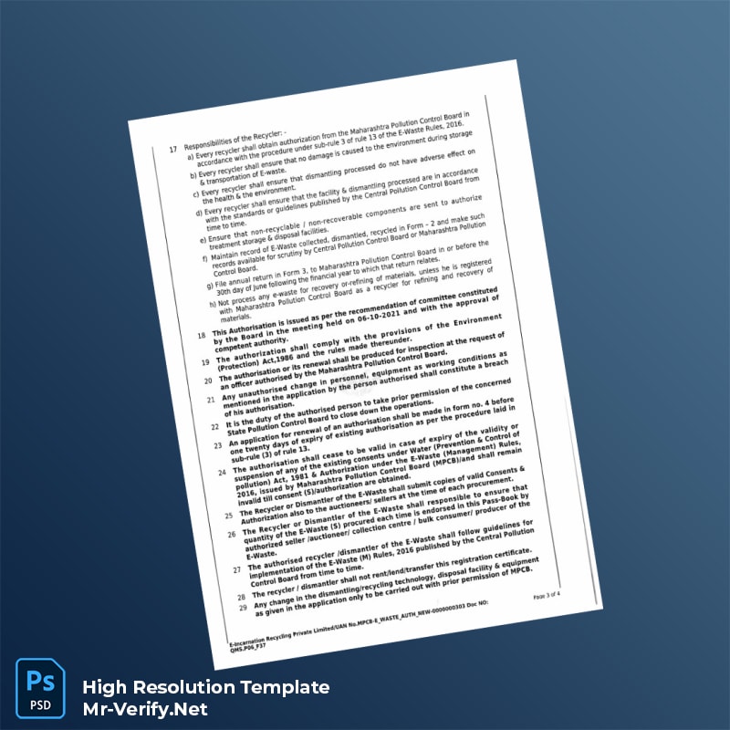 India%20Maharashtra%20Pollution%20Control%20Board%20Registration%20Certificate%20Template%20in%20Word%20and%20PDF%20formats-page3 Editable India Maharashtra Pollution Control Board Registration Certificate Template in Word and PDF formats page 3 Preview - Mr. Verify