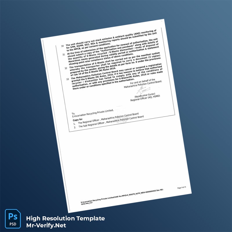 India%20Maharashtra%20Pollution%20Control%20Board%20Registration%20Certificate%20Template%20in%20Word%20and%20PDF%20formats-page4 Editable India Maharashtra Pollution Control Board Registration Certificate Template in Word and PDF formats page 4 Preview - Mr. Verify