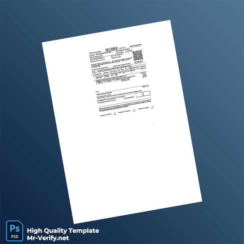 India Medigrog Pharma Pvt Ltd Invoice Template in Word and PDF formats India Medigrog Pharma Pvt Ltd Invoice Template in Word and PDF formats