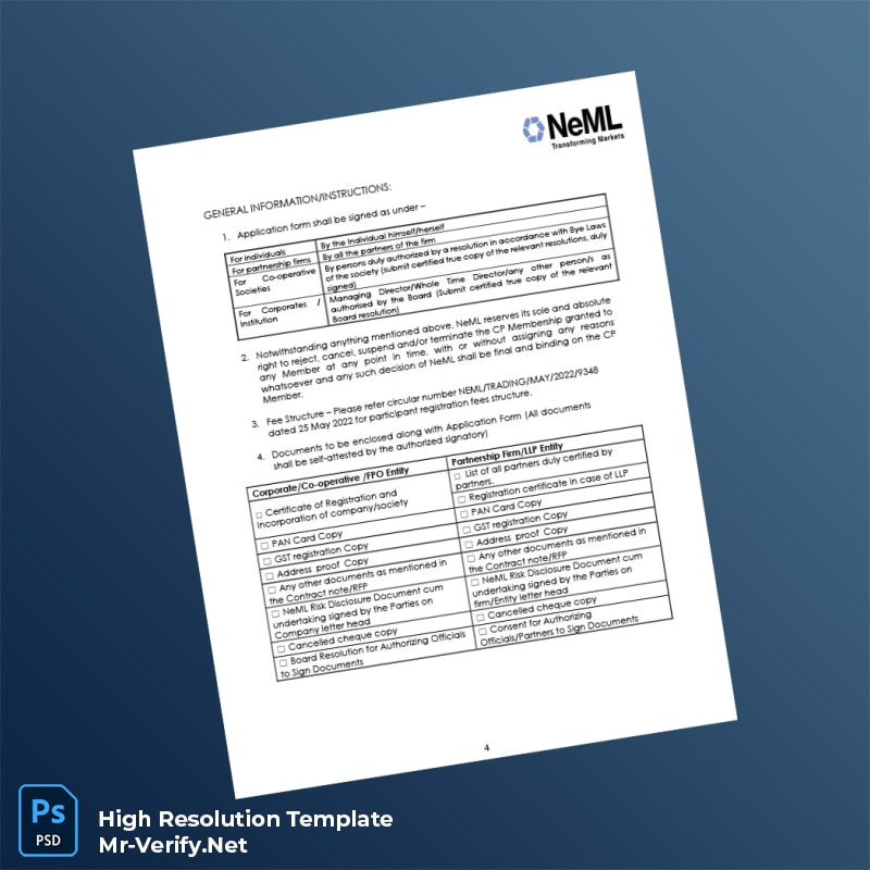 India%20NCDEX%20e%20Markets%20Limited%20Commodity%20Participant%20Registration%20Form%20Template%20in%20Word%20and%20PDF%20formats-page4 Editable India NCDEX e Markets Limited Commodity Participant Registration Form Template in Word and PDF formats page 4 Preview - Mr. Verify