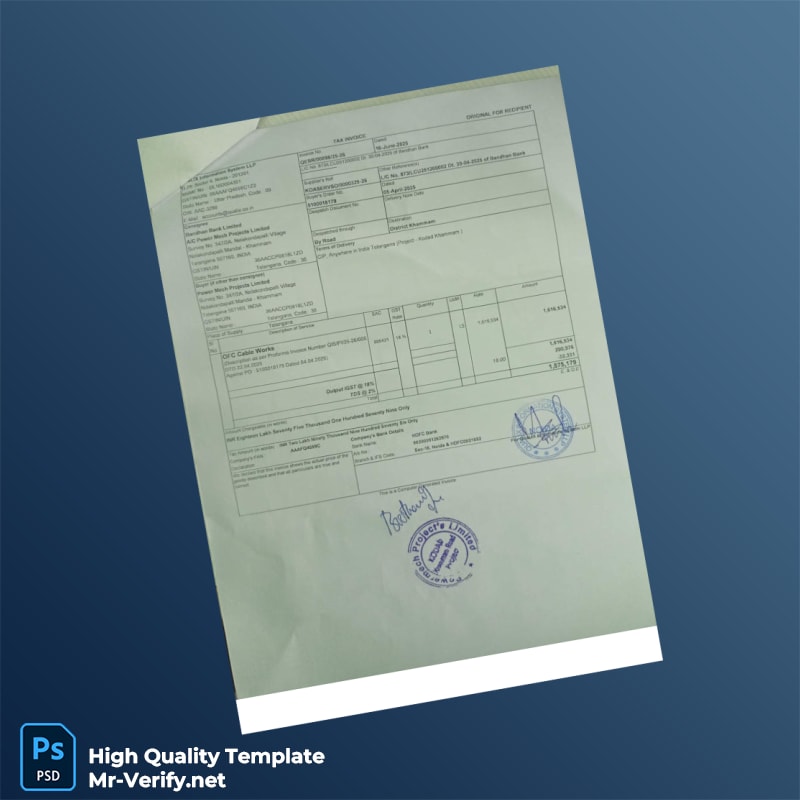 India Qualix Information System LLP Invoice Template in Word and PDF formats page 2 India Qualix Information System LLP Invoice Template in Word and PDF formats page 2