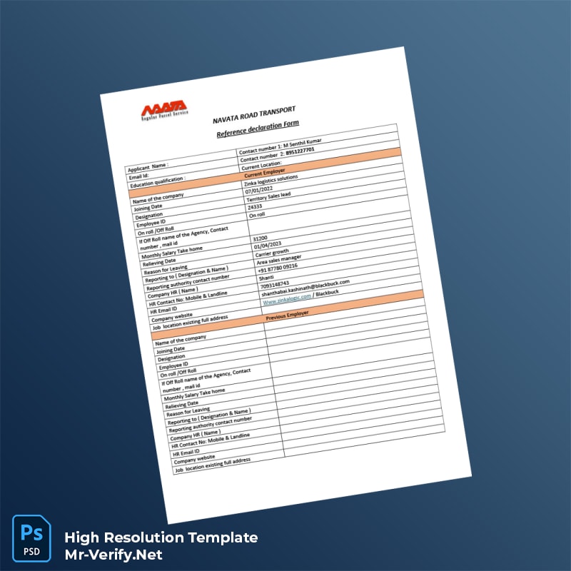 India%20Zinka%20Logistics%20Solutions%20Employment%20Verification%20Letter%20Template%20in%20Word%20and%20PDF%20formats Editable India Zinka Logistics Solutions Employment Verification Letter Word and Pdf Template Preview - Mr. Verify