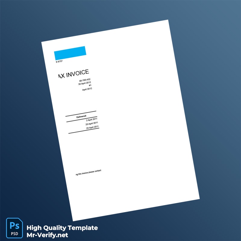 New Zealand Excel Tmp Ltd Invoice Template in Word and PDF formats page 2 New Zealand Excel Tmp Ltd Invoice Template in Word and PDF formats page 2