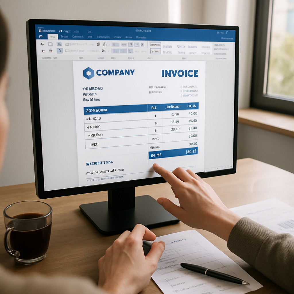 Editable Invoice Template Word: Tax Invoice Template Guide & Free Download