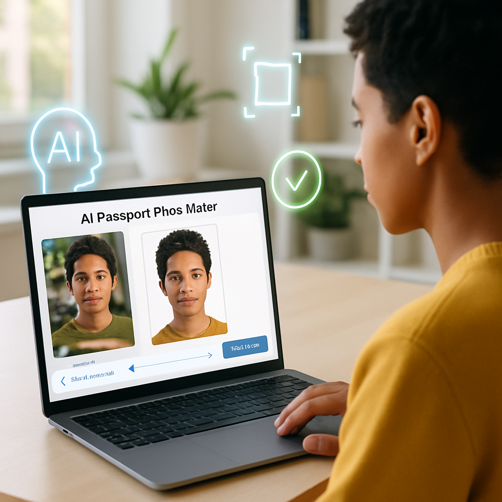 Free Online ID Photo Maker Biometric Passport Photo Maker